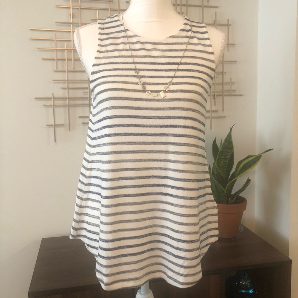 GAP Striped Tank Sz S